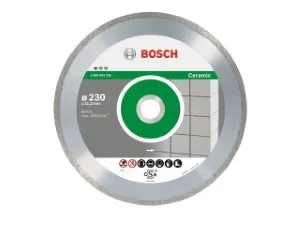 Алмазный круг 230х22,23 мм по керамике сплошн. Standard for Ceramic BOSCH ( сухая резка) (2608602205)