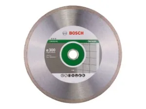 Алмазный круг 300х25.4/30 мм по керамике сплошн. BEST FOR CERAMIC BOSCH ( сухая/мокрая резка) (2608602639)