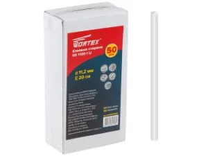 Клеевые стержни Wortex GS 1120-1 U  (PVC универсальный, 11,2*200мм, 50шт, коробка) (PVC универсальный) (GS11201U0025)