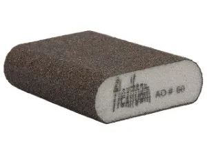 Губка абразивная 98х69х26мм Р60 Round Block Flexifoam (ЗАКРУГЛЕННАЯ) (66952)