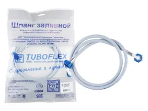 Шланг заливной для стиральной машины ТБХ-500 в упаковке 1,5 м, TUBOFLEX ()