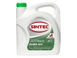 Антифриз Sintec-40 G11 Euro (зеленый) 5кг (800523)