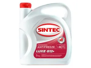 Антифриз Sintec-40 G12 plus Lux (красный) 5кг (614500)