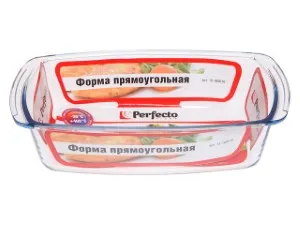 Форма из жаропрочного стекла, 1.8 л, прямоугольная, 270х140х72 мм, PERFECTO LINEA (12-180010)