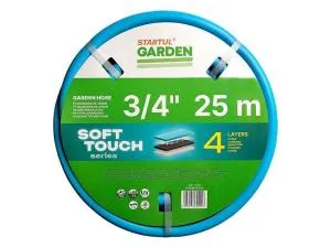 Шланг поливочный 3/4" 25м STARTUL GARDEN SOFT TOUCH (ST6040-3/4-25) (4 слоя)