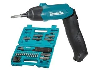 Аккум. шуруповерт MAKITA DF 001 DW в чем.+ аксессуары (3.6 В, 1 акк., 1.3 А/ч Li-Ion, 1 скор., 4 Нм, шурупы до 5 мм)