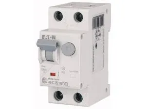 Дифф. авт. выкл. Eaton HNB-C16/1N/003, 1P+N, 16A, тип C, 6кA, 30мA, тип АC, 2M