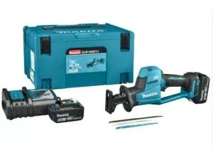 Аккум. сабельная пила MAKITA LXT DJR189RTJ в кейсе (18.0 В, 2 акк., 5.0 А/ч, Li-Ion, дерево до 255 мм, металл до 130 мм)