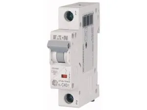 Автоматич. выключатель Eaton HL-C40/1, 1P, 40A, тип C, 4.5кA, 1M