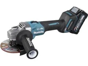 Аккум. углошлифмашина MAKITA XGT GA 005 GM 201 MAKPAC (40.0 В, 2 акк., 4.0 А/ч, Li-Ion, диск 115х22.0 мм, вибро)