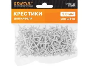 Крестики д/кафеля 2,0мм 200шт STARTUL MASTER (ST4404-20) (СВП)