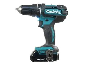 Аккум. ударная дрель-шуруповерт MAKITA LXT DHP 482 SYE в чем. (18.0 В, 2 акк., 1.5 А/ч Li-Ion, 2 скор., 62 Нм, шурупы до 13 мм, сверление в металле до